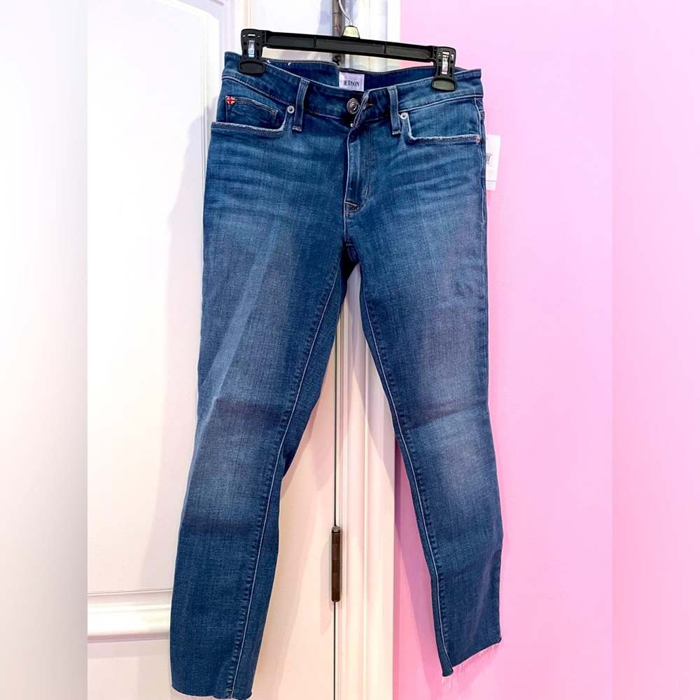 Hudson low rise super skinny ankle Krista jeans